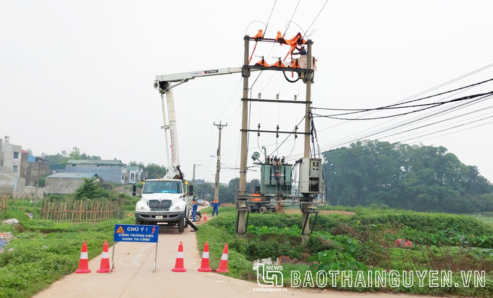 Điện lực TP. Thái Nguyên: Chủ động nhiều giải pháp cấp điện ổn định mùa nắng nóng