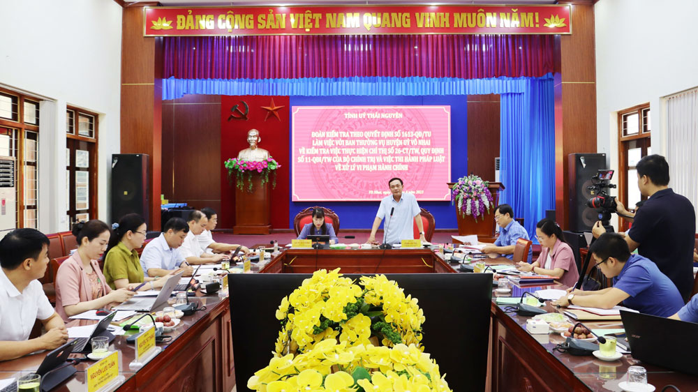 Võ Nhai: Tiếp tục nâng cao trách nhiệm của người đứng đầu cấp ủy
