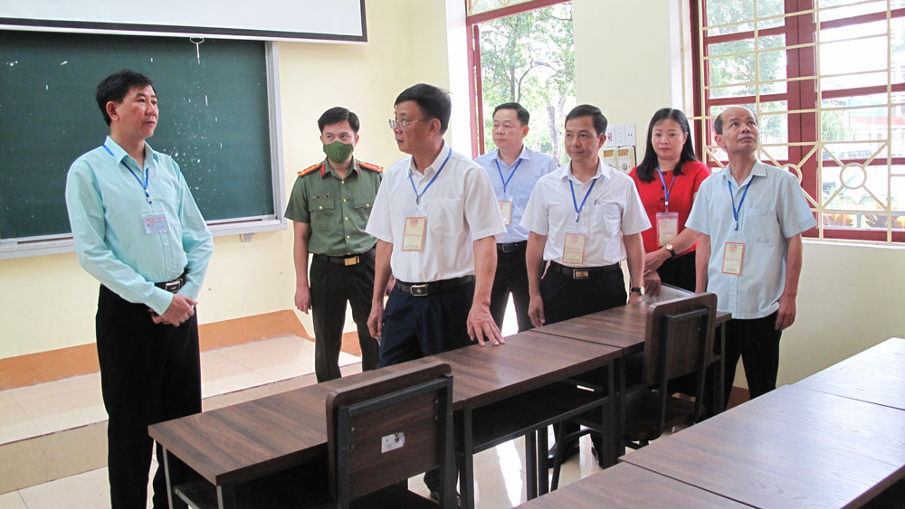 Tạo điều kiện tốt nhất cho thí sinh thi tốt nghiệp THPT