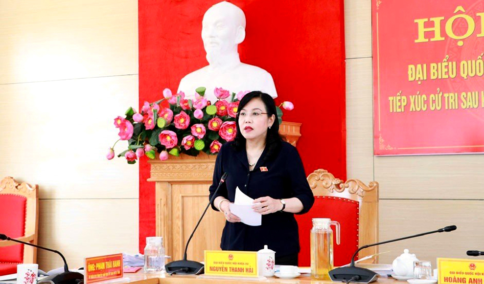 Đồng chí Bí thư Tỉnh ủy tiếp xúc cử tri huyện Đại Từ