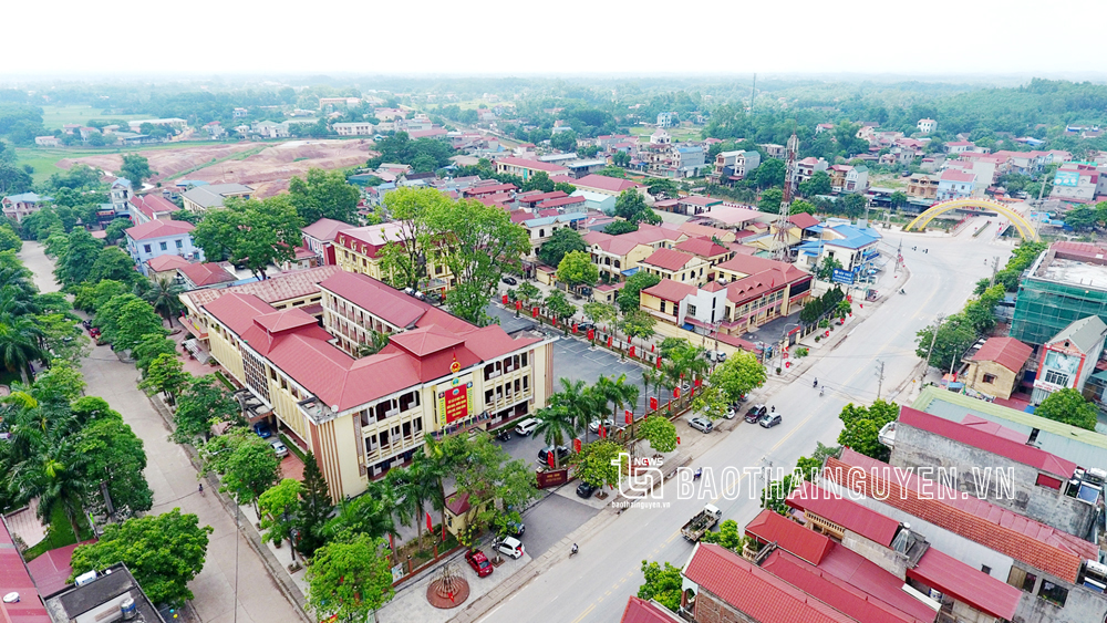 Phú Bình đạt 4/5 tiêu chí đô thị loại IV