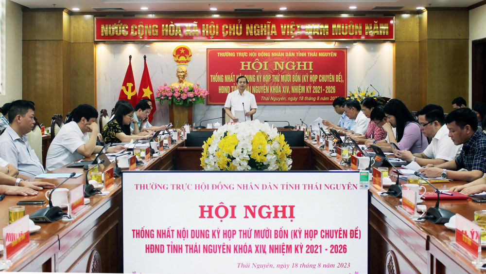 Thống nhất nội dung Kỳ họp thứ 14 HĐND tỉnh