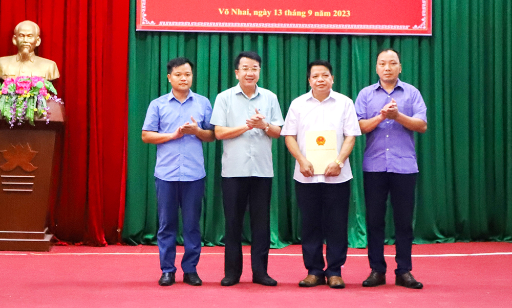 Hỗ trợ huyện Võ Nhai 1,4 tỷ đồng xây dựng nông thôn mới