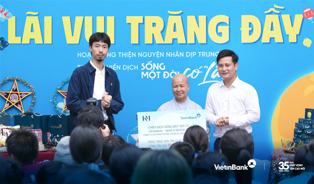VietinBank và Đen Vâu mang Trung thu đến hàng nghìn trẻ em khó khăn