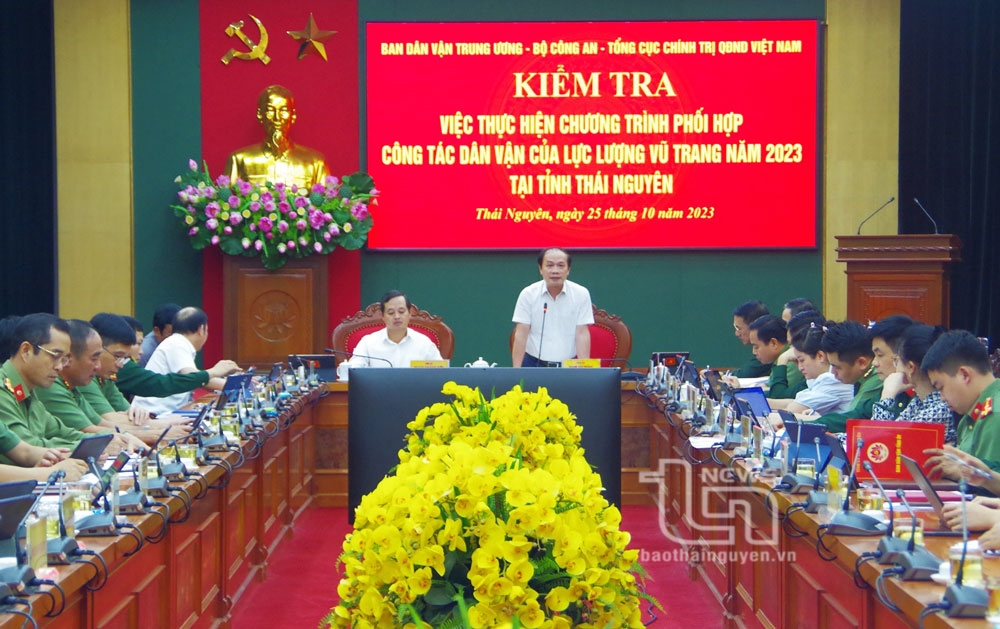 Lực lượng vũ trang tăng cường phối hợp thực hiện công tác dân vận