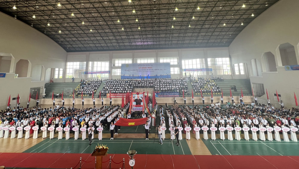 Trên 3.000 vận động viên tham dự Hội khỏe Phù Đổng tỉnh Thái Nguyên lần thứ XVIII