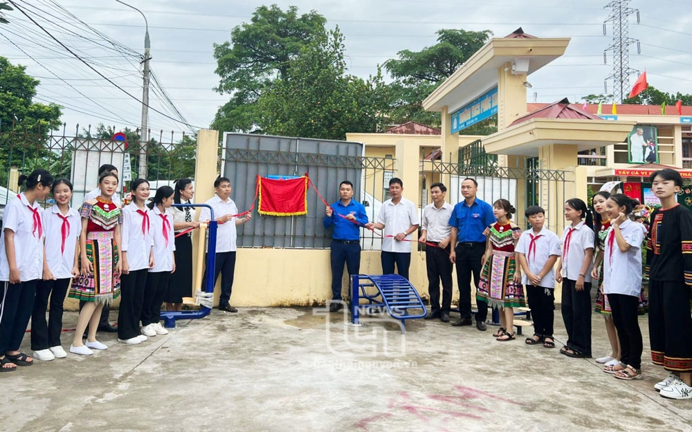 Thành đoàn Thái Nguyên: Hỗ trợ xây dựng 23 khu tập thể dục liên hoàn