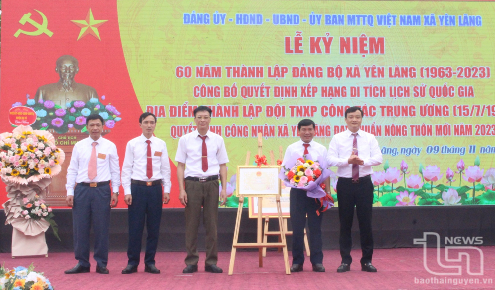 Đảng bộ xã Yên Lãng: Kỷ niệm 60 năm thành lập