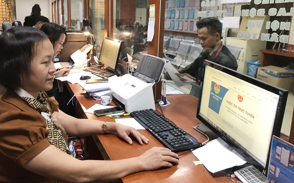 TP. Phổ Yên: Phát động Cuộc thi trực tuyến tìm hiểu công tác cải cách hành chính