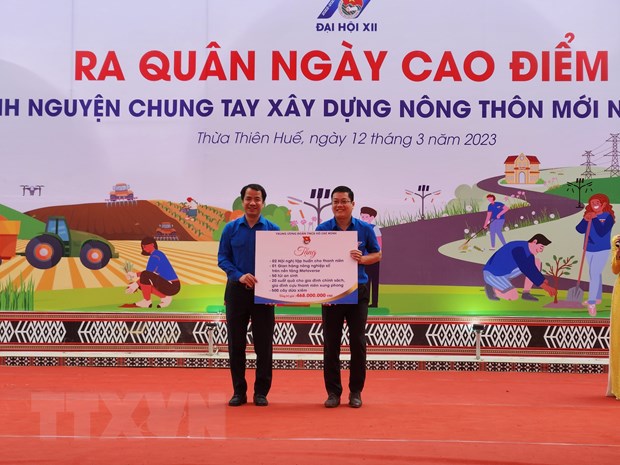 Ngày cao điểm Tuổi trẻ Việt Nam chung tay xây dựng nông thôn mới