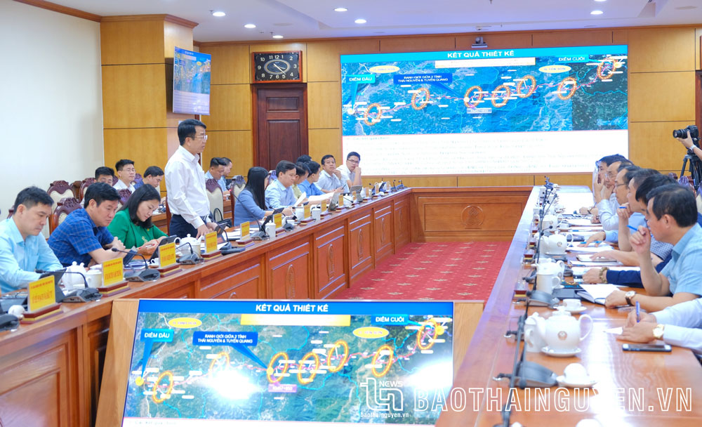Thống nhất giải pháp đẩy nhanh tiến độ Dự án đường Hồ Chí Minh đoạn Thái Nguyên – Tuyên Quang