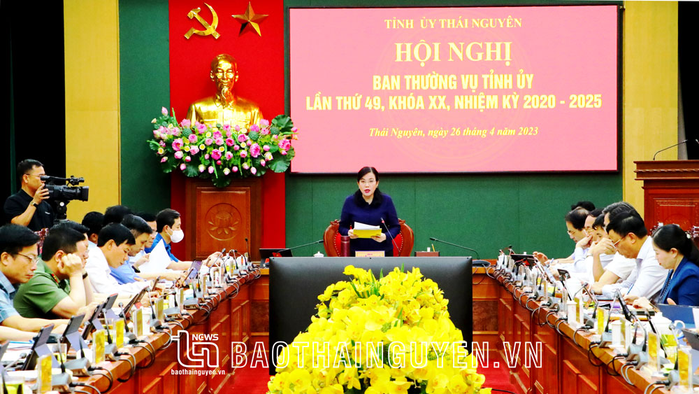 Ban Thường vụ Tỉnh ủy cho ý kiến vào nhiều nội dung quan trọng