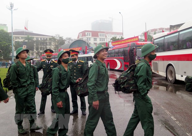 Hàng nghìn thanh niên ở Quân khu 1 đã lên đường nhập ngũ