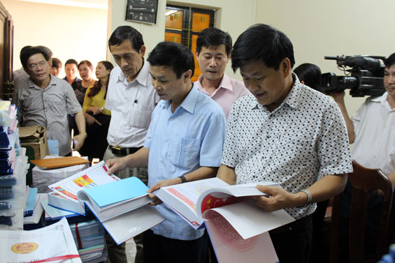 T.P Thái Nguyên: Trên 35.000 bài dự thi tìm hiểu Hiến pháp 