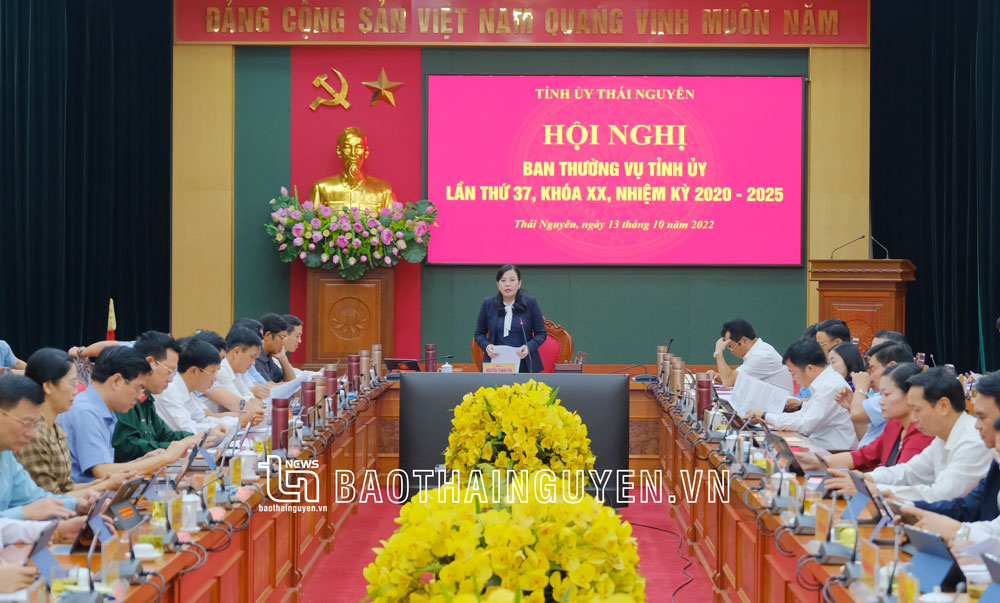 Hội nghị Ban thường vụ Tỉnh ủy lần thứ 37: Thảo luận và quyết định nhiều nội dung quan trọng