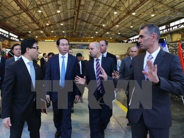 Bộ trưởng Trần Đại Quang tiếp Tổng Giám đốc Bộ Quốc phòng Israel