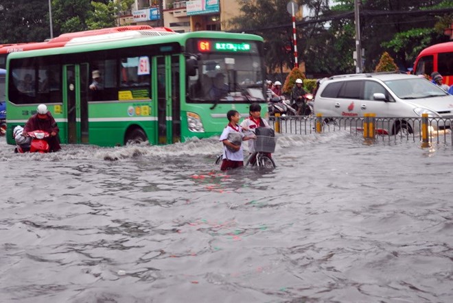 TP. Hồ Chí Minh chủ động ứng phó tình trạng ngập úng do triều cường