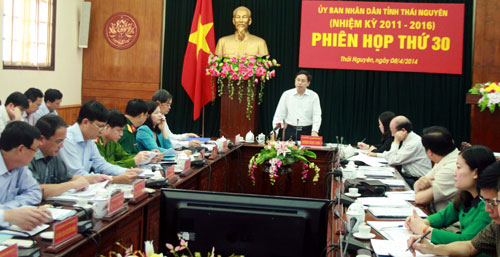 UBND tỉnh họp phiên thứ 30: Đánh giá tình hình thực hiện nhiệm vụ kinh tế - xã hội quý I 