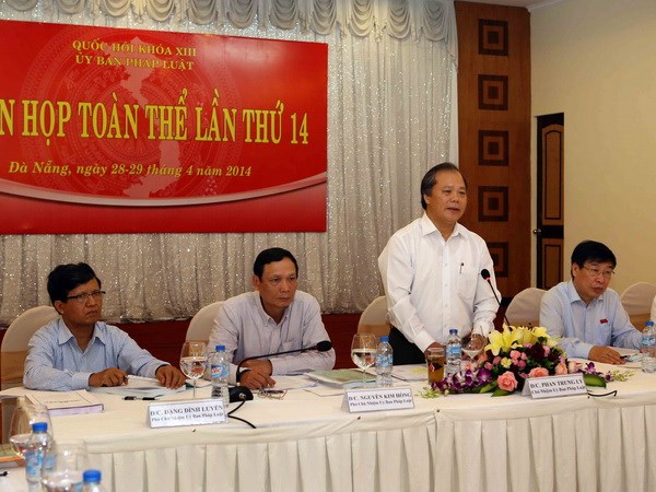 Ủy ban Pháp luật của Quốc hội họp phiên toàn thể