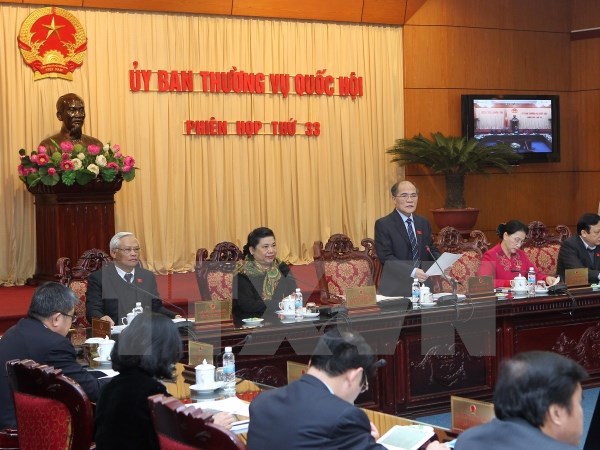 Ủy ban Thường vụ Quốc hội cho ý kiến về hai dự án Luật