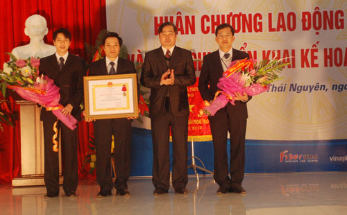 Viễn thông Thái Nguyên: Đón nhận Huân chương Lao động hạng Ba 