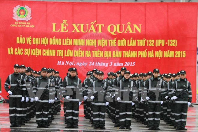 Xuất quân bảo vệ Đại hội đồng liên minh nghị viện thế giới 132 