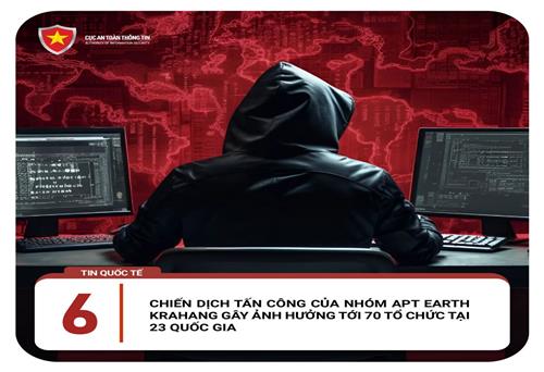 Cục An toàn thông tin khuyến cáo tấn công mạng từ nước ngoài