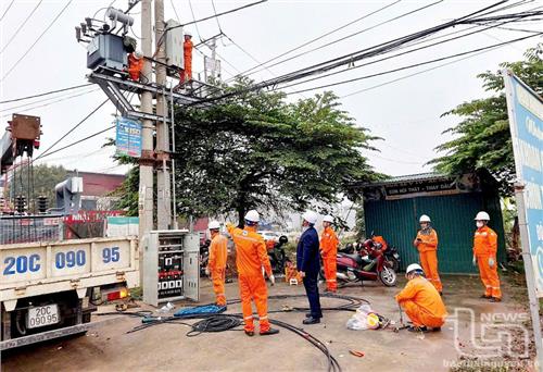 PC Thái Nguyên chủ động cấp điện ổn định mùa nắng nóng