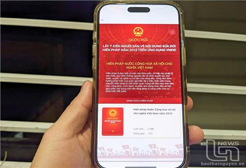 Thái Nguyên lấy ý kiến nhân dân về sửa đổi, bổ sung Hiến pháp năm 2013