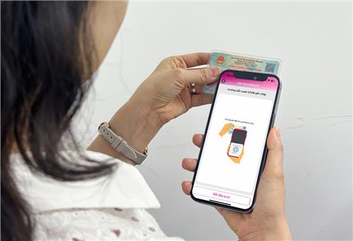 Cập nhật sinh trắc học từ căn cước công dân gắn chip qua MoMo