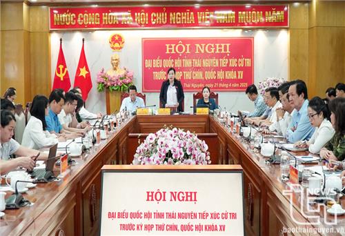 Cử tri Thái Nguyên nêu nhiều kiến nghị với đại biểu Quốc hội trước Kỳ họp thứ 9