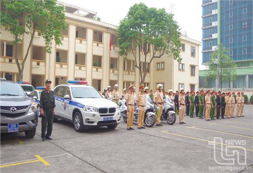 Công an tỉnh Thái Nguyên: Ra quân cao điểm đảm bảo trật tự an toàn giao thông