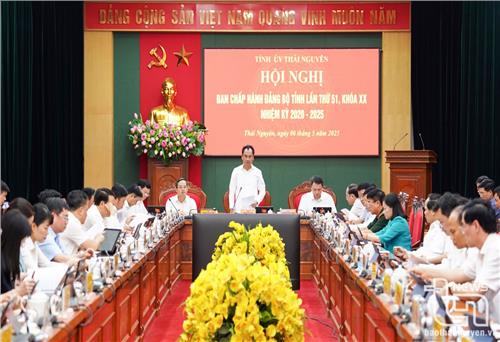 Tỉnh ủy Thái Nguyên: Cho ý kiến vào dự thảo Quy định tạm thời về phân cấp quản lý cán bộ