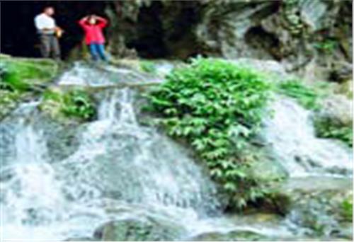 Hang Phượng Hoàng, Suối Mỏ Gà
