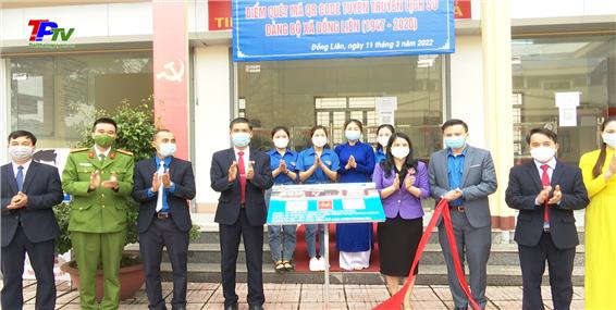 Đảng bộ xã Đồng Liên trao Huy hiệu Đảng đợt 3/2 và ra mắt cuốn lịch sử Đảng bộ xã