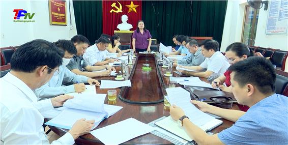 Ban Kinh tế, xã hội HĐND thành phố giám sát tại phường Gia Sàng.