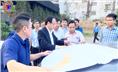 Đồng chí Chủ tịch UBND thành phố Thái Nguyên kiểm tra các Dự án khu dân cư 2 bên đường Bắc Sơn kéo dài.