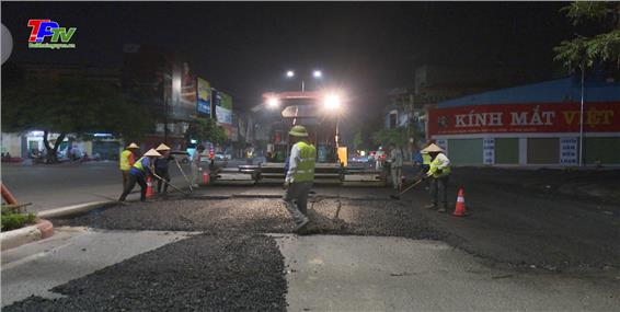 Hoàn thành dải affan đường Bắc Nam Huống Thượng.