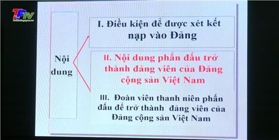 Khai giảng lớp bồi dưỡng nhận thức về Đảng dịp 26/3.