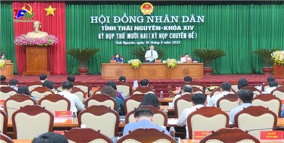 Kỳ họp thứ 12 (kỳ họp chuyên đề) HĐND tỉnh khóa XIV thông qua 8 Nghị quyết quan trọng.