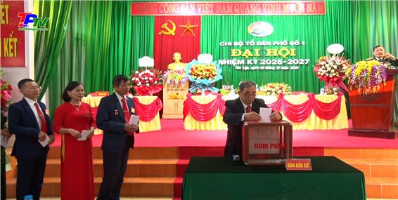 Đại hội Chi bộ TDP số 1, phường Tân Lập, TP Thái Nguyên.