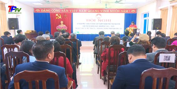 Ủy ban MTTQ thành phố Thái Nguyên: Tổng kết công tác năm 2024