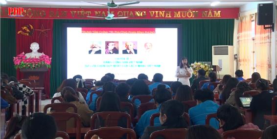 Trung tâm Chính trị phường Phan Đình Phùng: Khai giảng Lớp bồi dưỡng chuyên đề lịch sử Đảng 