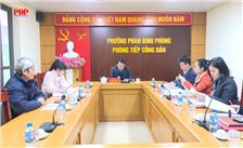 Đồng chí Chủ tịch UBND phường Phan Đình Phùng tiếp công dân định kỳ tháng 1 năm 2026