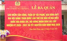 Công an phường Phan Đình Phùng ra quân đợt cao điểm tấn công trấn áp tội phạm