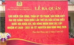 Công an phường Phan Đình Phùng ra quân đợt cao điểm tấn công trấn áp tội phạm