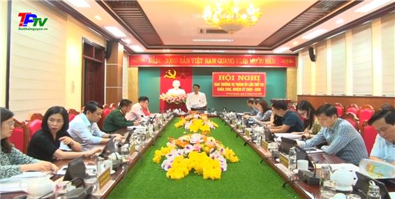 Hội nghị BTV Thành uỷ Thái Nguyên lần thứ 115, khoá XVIII, nhiệm kỳ 2020 - 2025.