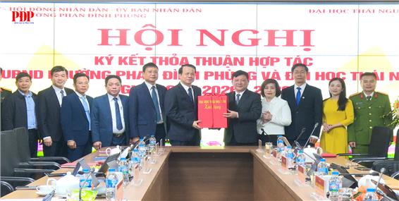 Ký kết thoả thuận hợp tác giữa UBND phường Phan Đình Phùng và Đại học Thái Nguyên giai đoạn 2026-2030
