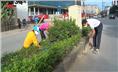 Phường Phan Đình Phùng thực hiện tổng vệ sinh môi trường trên tuyến đường Bắc Sơn.