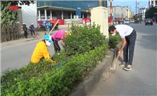 Phường Phan Đình Phùng thực hiện tổng vệ sinh môi trường trên tuyến đường Bắc Sơn.